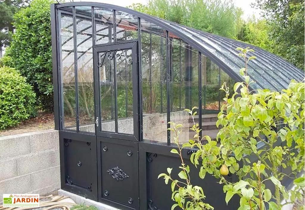 Lams Serre Adossée Ancienne En Aluminium Et Verre Trempé 4mm Versailles 380x280m 5 Lams Serre Adossée Ancienne En Aluminium Et Verre Trempé 4mm Versailles 380x280m – Image 3