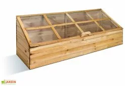 Jardipolys Mini Serre De Jardin En Bois Autoclave Burger - Serre Châssis 180 Cm