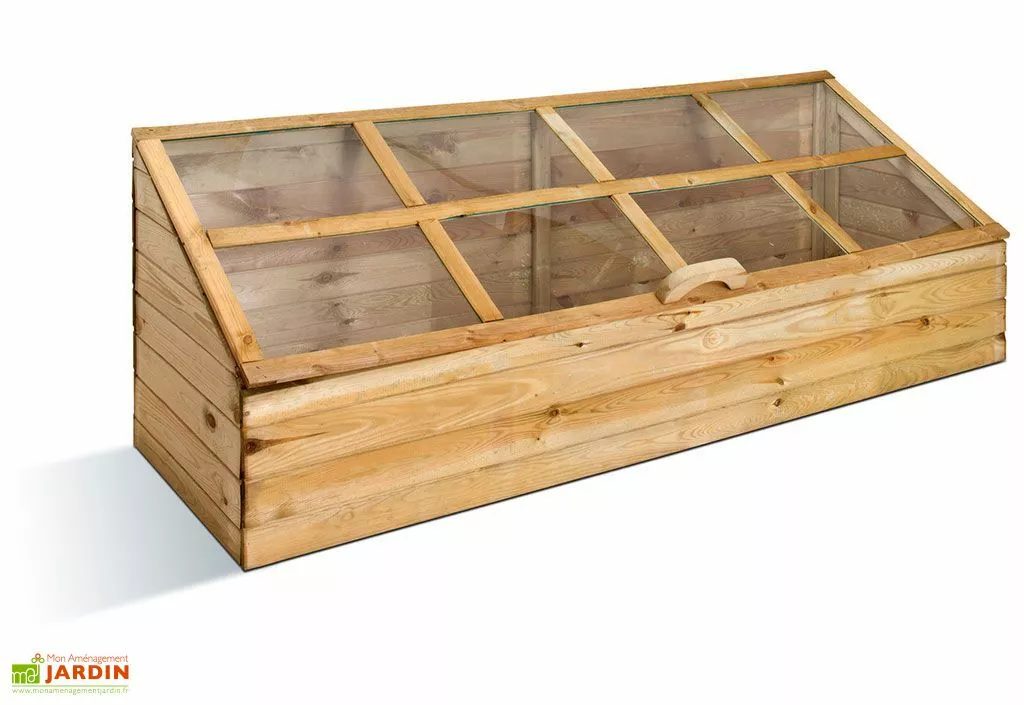 Jardipolys Mini Serre De Jardin En Bois Autoclave Burger - Serre Châssis 180 Cm 3 Jardipolys Mini Serre De Jardin En Bois Autoclave Burger - Serre Châssis 180 Cm