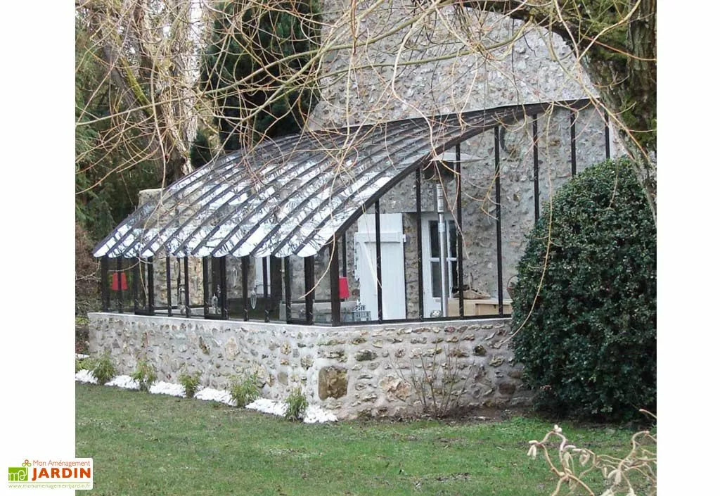 Lams Serre Adossée Ancienne En Aluminium Et Verre Trempé 4mm Chambord 605x280 4 Lams Serre Adossée Ancienne En Aluminium Et Verre Trempé 4mm Chambord 605x280 – Image 2