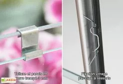 Serre De Jardin En Verre Trempé Lams 14,4 M² - Laurus Verte -Jardinage Soldes serre de jardin verre trempe aluminium gris anthracite uranus laurus 14500 lams 1 1