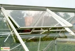 Serre De Jardin En Verre Trempé Lams 14,4 M² - Laurus Alu Naturel 11 Serre De Jardin En Verre Trempé Lams 14,4 M² - Laurus Alu Naturel -Jardinage Soldes serre de jardin verre trempe aluminium gris anthracite uranus laurus 14500 lams naturel 2