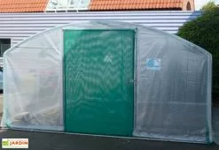 Serre Tunnel Tonneau En Polyéthylène 24 M² - 4 Saisons Plus 6 X 4 M -Jardinage Soldes serre jardin 4 saisons plus 600 4