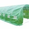 Habrita Serre De Jardin En Acier Galvanisé Et Polyéthylène 18 M²