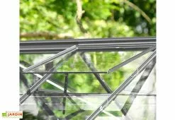 Serre De Jardin Adossée En Verre Lams 1,7 M² - Melissa Anthracite 10 Serre De Jardin Adossée En Verre Lams 1,7 M² - Melissa Anthracite -Jardinage Soldes serre jardin adossee aluminium anthracite verre trempe melissa ida lams 4