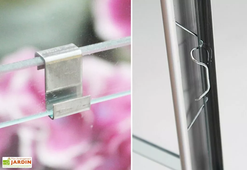 Serre De Jardin Adossée En Verre Lams 1,3 M² - Melissa Alu Naturel 6 Serre De Jardin Adossée En Verre Lams 1,3 M² - Melissa Alu Naturel – Image 4