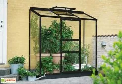 Halls Serre De Jardin Adossée En Verre Horticole Atlan 3 – 1,3 M²