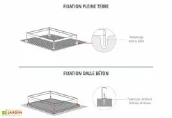 Serre De Jardin Adossée En Verre Lams 4,9 M² - Melissa Alu Naturel -Jardinage Soldes serre jardin adossee verre polycarbonate aluminium lams melissa ida 5200 1