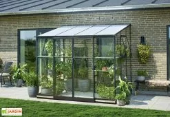 Halls Serre De Jardin Adossée En Verre Trempé Qube Lean-to 68 – 4,7 M²