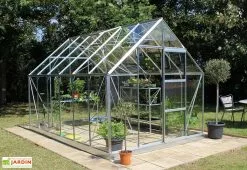 Halls Serre De Jardin En Aluminium Et Verre Trempé Universal 128 – 9,9 M²