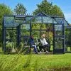 Serre De Jardin Verre Trempé Alu Anthracite 13 M² – Juliana Orangeri 1 Serre De Jardin Verre Trempé Alu Anthracite 13 M² – Juliana Orangeri -Jardinage Soldes serre jardin aluminium anthracite verre trempe juliana orangerie 2