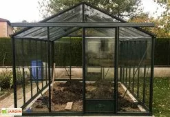Lams Serre De Jardin En Aluminium Et Verre Trempé Essentia 16,4 M² -Jardinage Soldes serre jardin aluminium essentia 530x309 cm