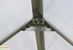 Canopia Serre De Jardin En Aluminium Et Polycarbonate Essence 9 M² -Jardinage Soldes serre jardin aluminium polycarbonate essence 9 m 3