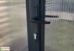 Canopia Serre De Jardin En Aluminium Et Polycarbonate Glory 6 M² - Grise -Jardinage Soldes serre jardin aluminium polycarbonate glory 6 m 4