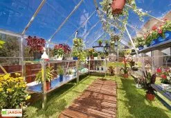 Canopia Serre De Jardin En Aluminium Et Polycarbonate Octave 9 M² 10 Canopia Serre De Jardin En Aluminium Et Polycarbonate Octave 9 M² -Jardinage Soldes serre jardin aluminium polycarbonate octave 9 m 4