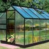 Halls Serre De Jardin En Aluminium Et Polycarbonate Popular 106 - 6,2 M² -Jardinage Soldes serre jardin aluminium polycarbonate popular 106