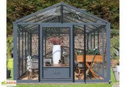 Lams Serre De Jardin En Aluminium Et Verre Trempé Supra 16,7 M² -Jardinage Soldes serre jardin aluminium supra 530x315 cm 2