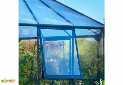 Serre De Jardin En Aluminium, Verre Et Polycarbonate Halls Atrium 9 M² -Jardinage Soldes serre jardin aluminium verre polycarbonate halls atrium 9m 2