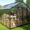 Acd Serre Retro 13,62 M² -Jardinage Soldes serre jardin aluminium verre trempe 13m2