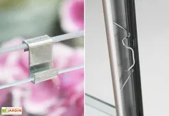 Serre De Jardin En Alu Et Verre Trempé Lams 12,9 M² - Aloé Vert -Jardinage Soldes serre jardin aluminium verre trempe aloe 13m2 vert 4