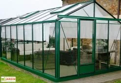 Lams Serre De Jardin En Aluminium Et Verre Trempé Essentia 16,4 M²