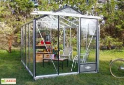 Lams Serre De Jardin En Aluminium Et Verre Trempé Essentia 7,3 M²