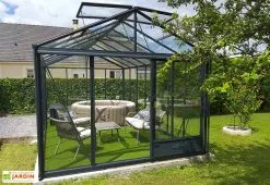 Lams Serre De Jardin En Aluminium Et Verre Trempé Luxia 16,4 M²