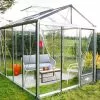 Lams Serre De Jardin En Aluminium Et Verre Trempé Luxia 7,3 M² -Jardinage Soldes serre jardin aluminium verre trempe luxia 73m 1