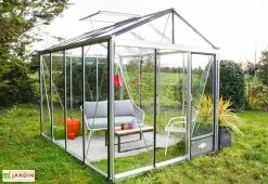 Lams Serre De Jardin En Aluminium Et Verre Trempé Luxia 7,3 M²