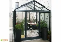 Lams Serre De Jardin En Aluminium Et Verre Trempé Luxia 9 M²