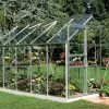 Halls Serre De Jardin En Aluminium Et Verre Trempé Popular 106 - 6,2 M² -Jardinage Soldes serre jardin aluminium verre trempe popular 106