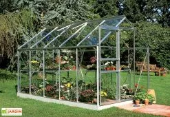 Halls Serre De Jardin En Aluminium Et Verre Trempé Popular 106 - 6,2 M²