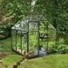 Halls Serre De Jardin En Aluminium Et Verre Trempé Qube 66 Noir 3,9 M² 2 Halls Serre De Jardin En Aluminium Et Verre Trempé Qube 66 Noir 3,9 M² -Jardinage Soldes serre jardin aluminium verre trempe qube 66 noir 39m