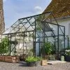 Halls Serre De Jardin En Aluminium Et Verre Trempé Qube 88 (6,6 M²) -Jardinage Soldes serre jardin aluminium verre trempe qube 88 66m 2