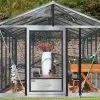 Lams Serre De Jardin En Aluminium Et Verre Trempé Supra 12 M²