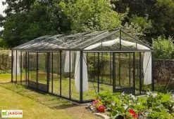 Lams Serre De Jardin En Aluminium Et Verre Trempé Supra 28,6 M²