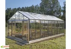 Lams Serre De Jardin En Aluminium Et Verre Trempé Supra 34,7 M²