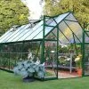 Canopia Serre De Jardin En Aluminium Et Polycarbonate Balance – Vert -Jardinage Soldes serre jardin aluminium vert polycarbonate balance 8x16 1