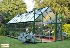 Canopia Serre De Jardin En Aluminium Et Polycarbonate Balance – Vert