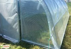 Tonneau Serre De Jardin Tunnel En Acier Et Polyéthylène Cabriolet – 6 X 3,70 M -Jardinage Soldes serre jardin cabriolet