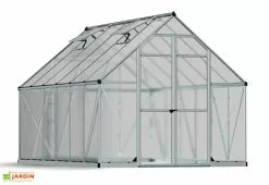 Canopia Serre De Jardin En Aluminium Et Polycarbonate Essence 9 M² -Jardinage Soldes serre jardin essence palram canopia