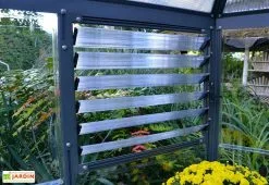 Canopia Serre De Jardin Hexagonale Aluminium/polycarbonate Oasis 8 M² - Grise -Jardinage Soldes serre jardin hexagonale aluminium polycarbonate oasis 8 m 4