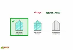 Mini Serre De Balcon En Verre Trempé – Juliana Balcony -Jardinage Soldes serre jardin juliana verre trempe grands vitrages 10