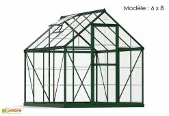 Serre De Jardin Polycarbonate Harmony Palram - Canopia Verte -Jardinage Soldes serre jardin palram canopia harmony green 6x8 1