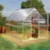 Canopia Serre De Jardin Grise Polycarbonate Aluminium 2,5 X 2 M – Mythos 6x8 -Jardinage Soldes serre jardin palram canopia mythos 6x8 1