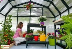 Canopia Serre De Jardin Polycarbonate Et PVC 6,5 X 2,5 M – Hobby Gardener 8x20 12 Canopia Serre De Jardin Polycarbonate Et PVC 6,5 X 2,5 M – Hobby Gardener 8x20 -Jardinage Soldes serre jardin palram hobby gardener polycarbonate pvc vert 1