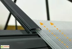 Canopia Serre De Jardin Polycarbonate Et Aluminium Victory Orangerie - 11 M² -Jardinage Soldes serre jardin palram polycarbonate aluminium orangerie 9m2