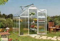 Canopia Serre De Jardin Grise Polycarbonate Aluminium 2 X 2 M – Mythos 6x6