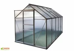 Chalêt-Jardin Serre De Jardin En Aluminium Et Polycarbonate AlvĂ©olaire Diamant 106