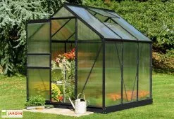 Halls Serre De Jardin En Aluminium Et Polycarbonate Popular 66 - 3,8 M²